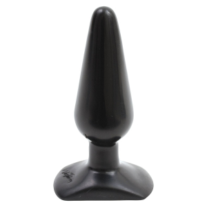butt plug smooth 12 x 38 cm noir