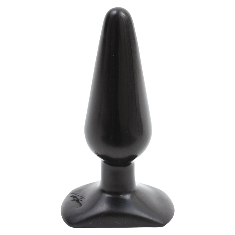 butt plug smooth 12 x 38 cm noir