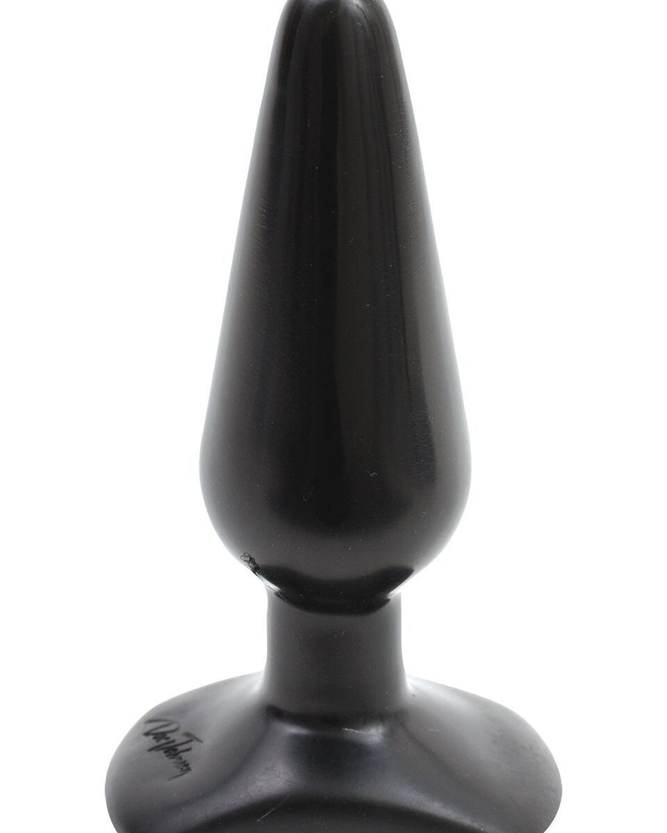 butt plug smooth 12 x 38 cm noir