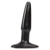 butt plug smooth 9 x 25 cm noir