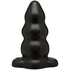 butt plug triple 12 x 6 cm noir