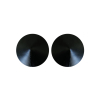 cache tetons satin nipple couture noir