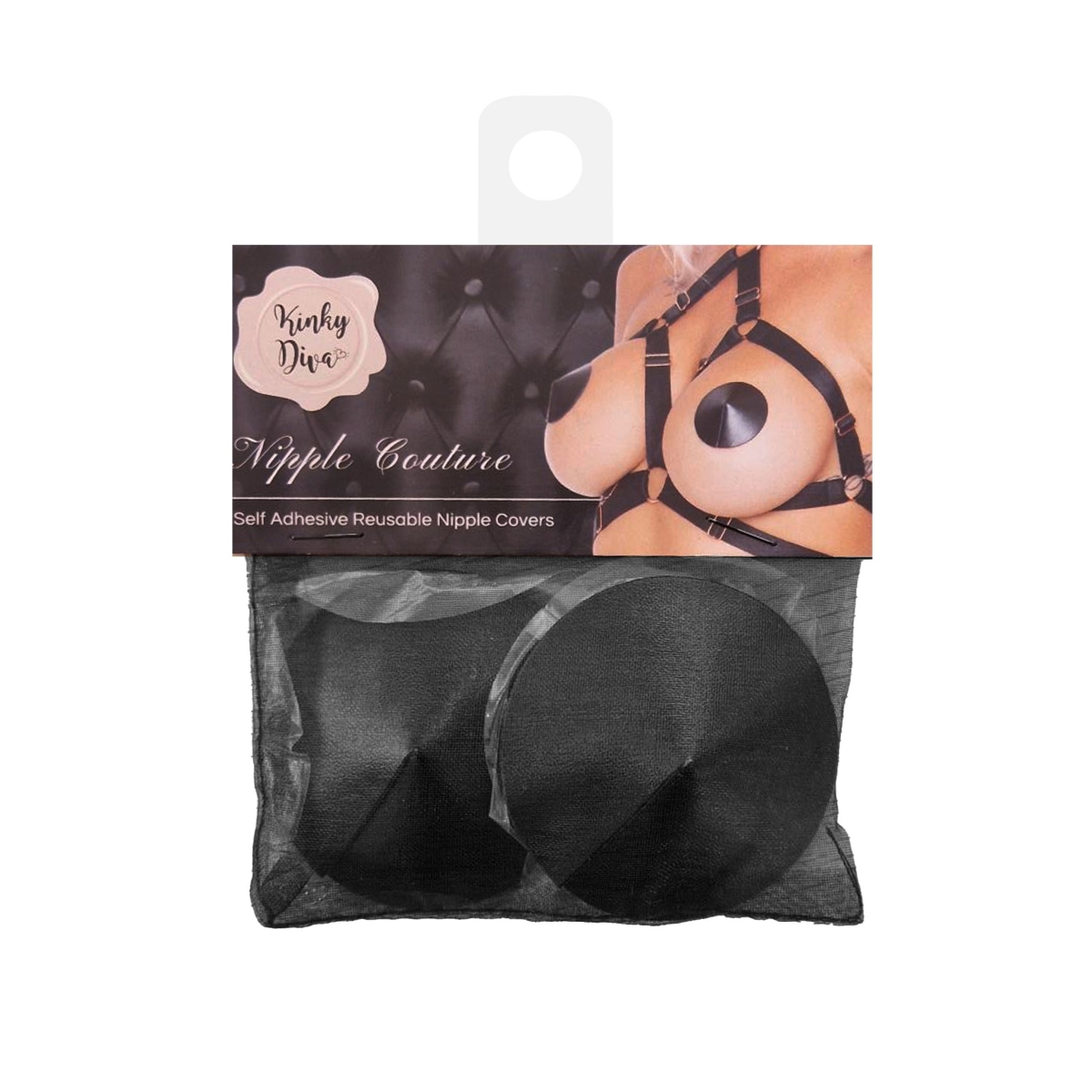 cache tetons satin nipple couture noir 9
