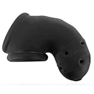 cage de chastete airlock 10 x 25 cm noire
