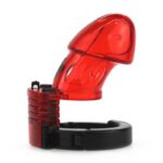 cage de chastete ajustable 10 x 35cm rouge 1