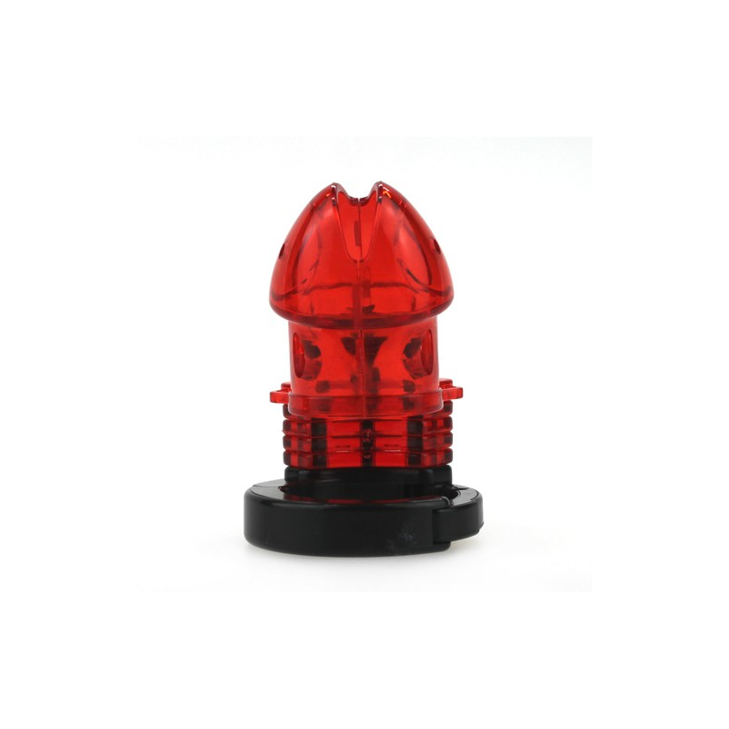 cage de chastete ajustable 10 x 35cm rouge 3