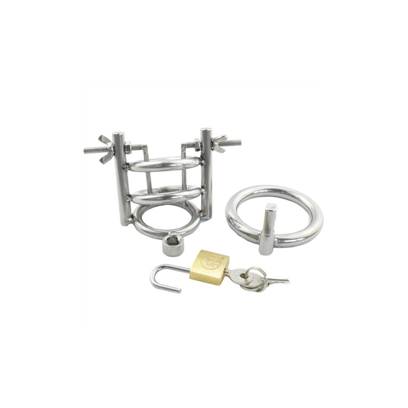 cage de chastete avec ecarteur d uretre diametre 3cm 2