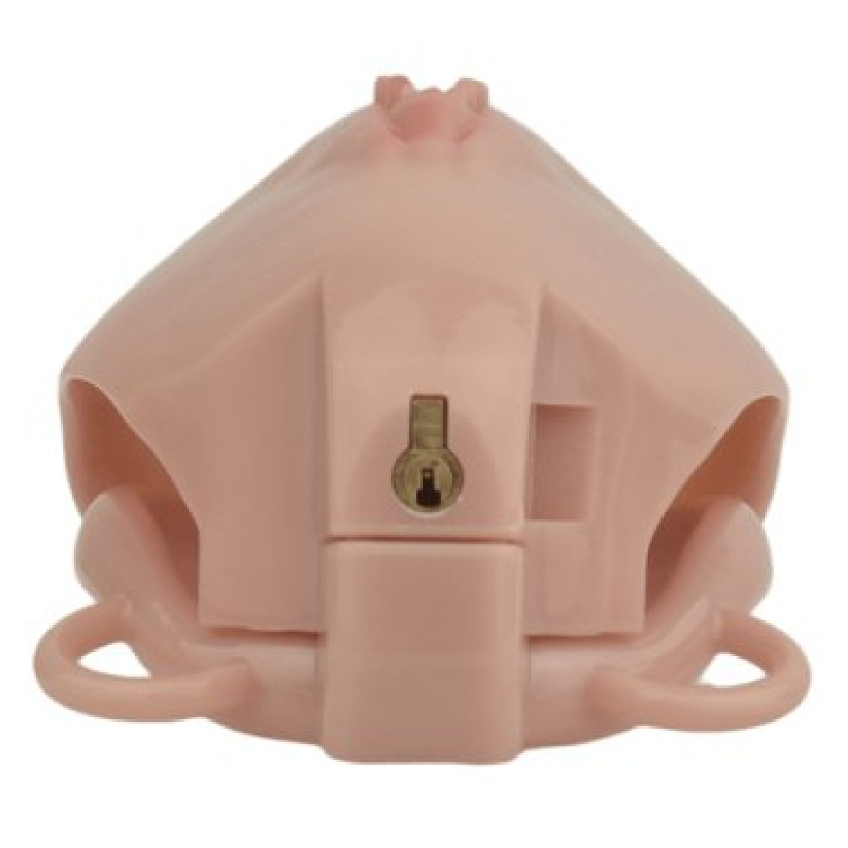 cage de chastete avec harnais sislab 55 x 35cm marron 15