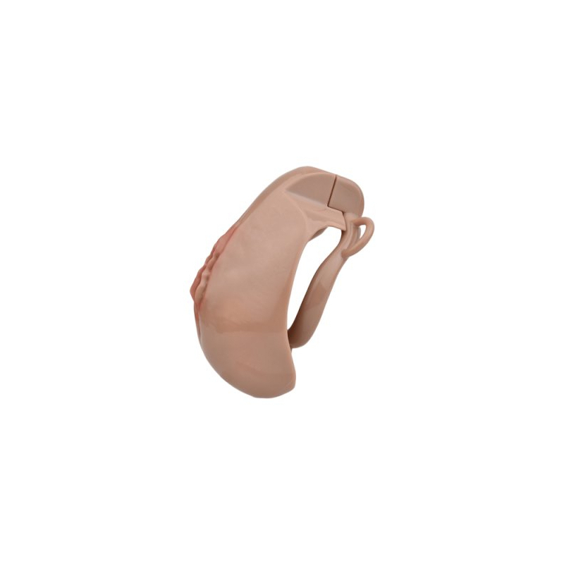 cage de chastete avec harnais sislab 55 x 35cm marron 2