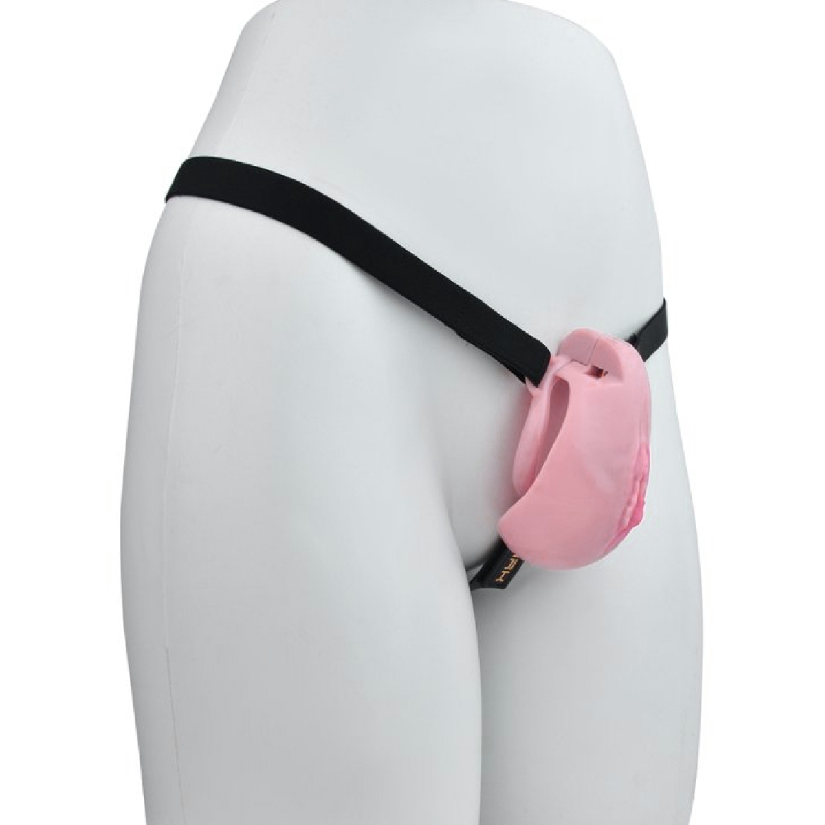 cage de chastete avec harnais sislab 55 x 35cm rose 10