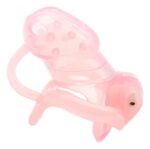 cage de chastete avec picots barby 9 x 31cm rose 1