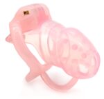 cage de chastete avec picots barby 9 x 31cm rose