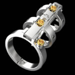 cage de chastete avec tige full mechanic 65 x 35cm 3