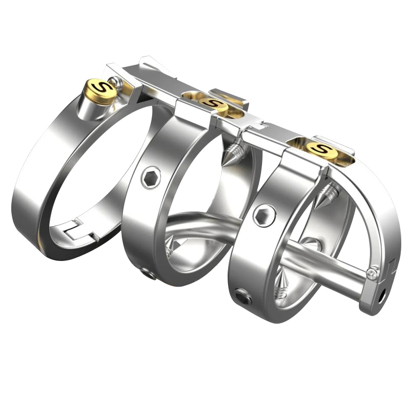 cage de chastete avec tige full mechanic 65 x 35cm