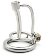 cage de chastete avec tige uretre 5cm diametre 8mm 1