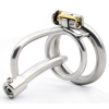cage de chastete avec tige uretre 5cm diametre 8mm