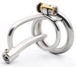 cage de chastete avec tige uretre 5cm diametre 8mm