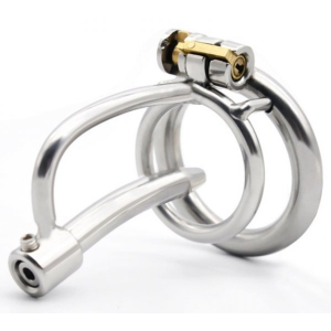cage de chastete avec tige uretre 5cm diametre 8mm