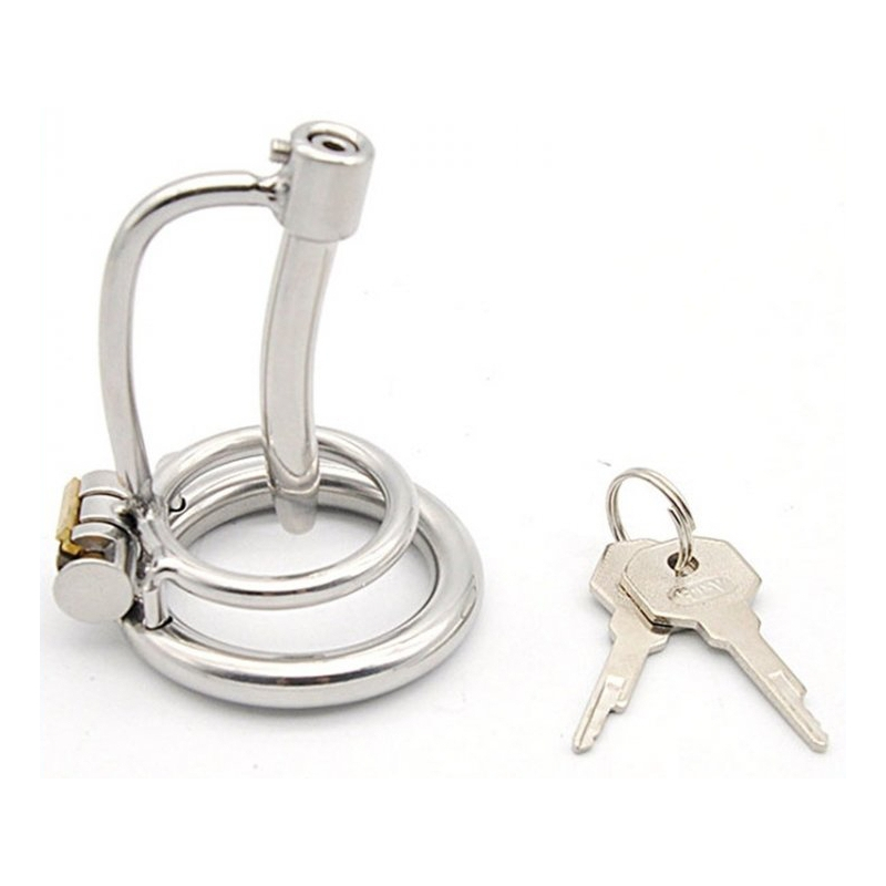 cage de chastete avec tige uretre 5cm diametre 8mm 4