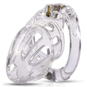 cage de chastete beam 6 x 3cm transparente