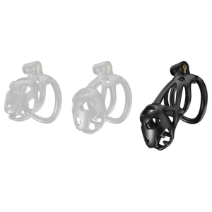 cage de chastete bouh l 10 x 35 cm noire