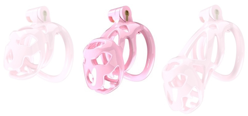 cage de chastete bouh m 8 x 35 cm rose