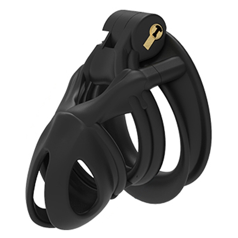 cage de chastete cob lock m 8 x 34cm noire