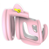 cage de chastete cock cuff 75 x 3 cm rose blanc 1