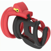 cage de chastete cock cuff 75 x 3 cm rouge noir 2