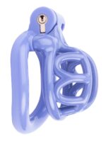 cage de chastete courte lyfy 4 x 33cm bleue