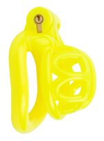 cage de chastete courte lyfy 4 x 33cm jaune