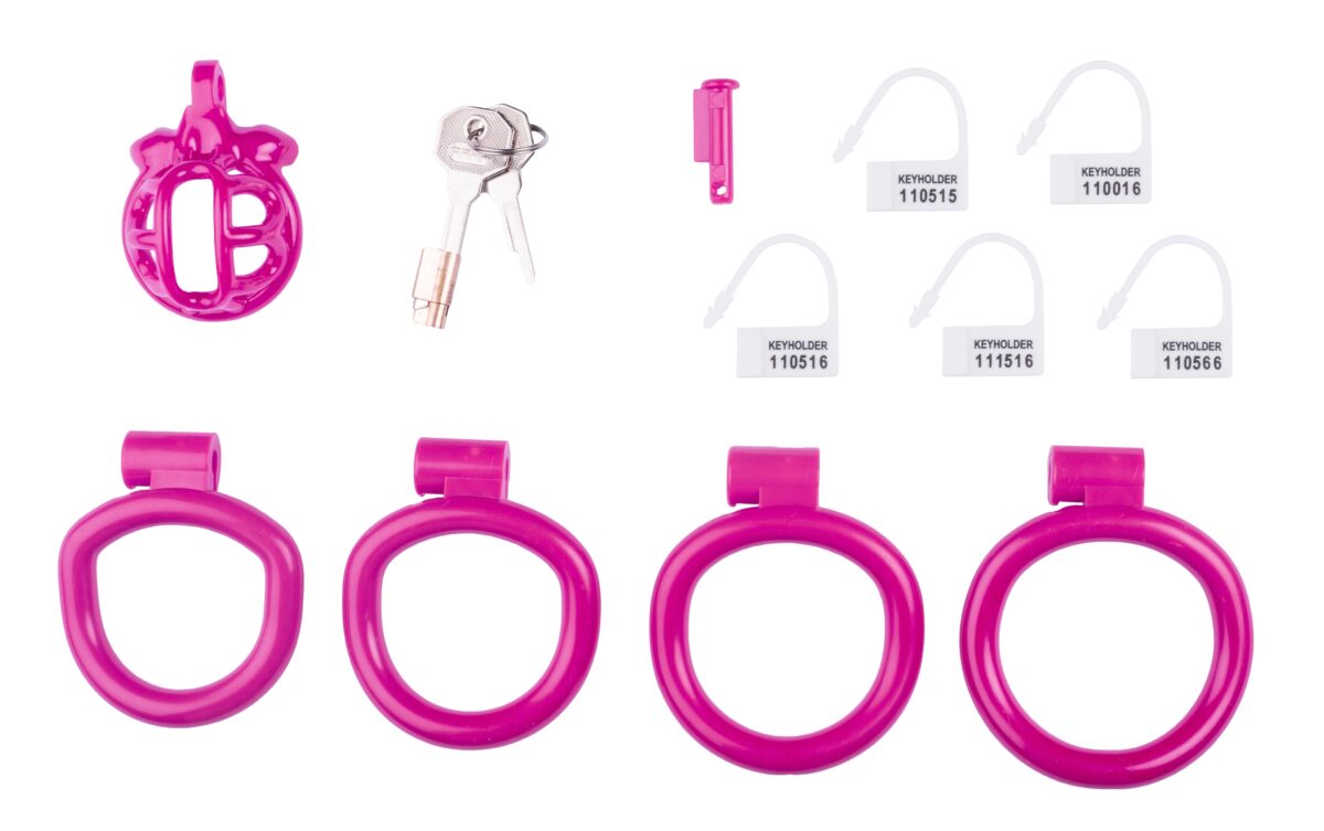 cage de chastete courte lyfy 4 x 33cm rose 1 scaled