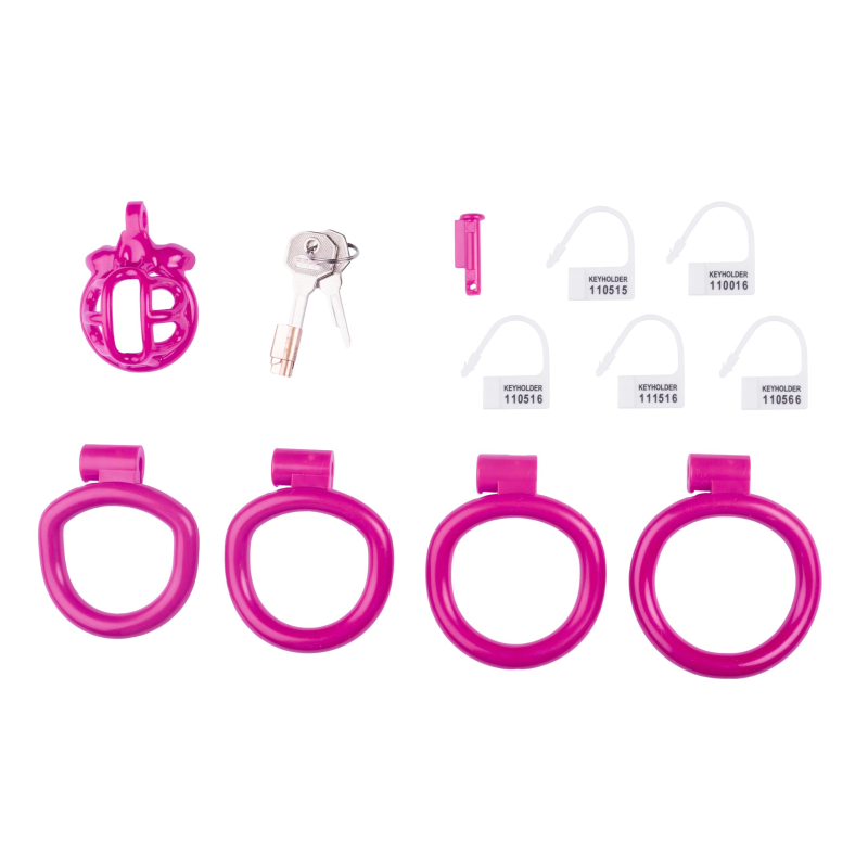 cage de chastete courte lyfy 4 x 33cm rose 1 scaled