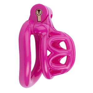 cage de chastete courte lyfy 4 x 33cm rose