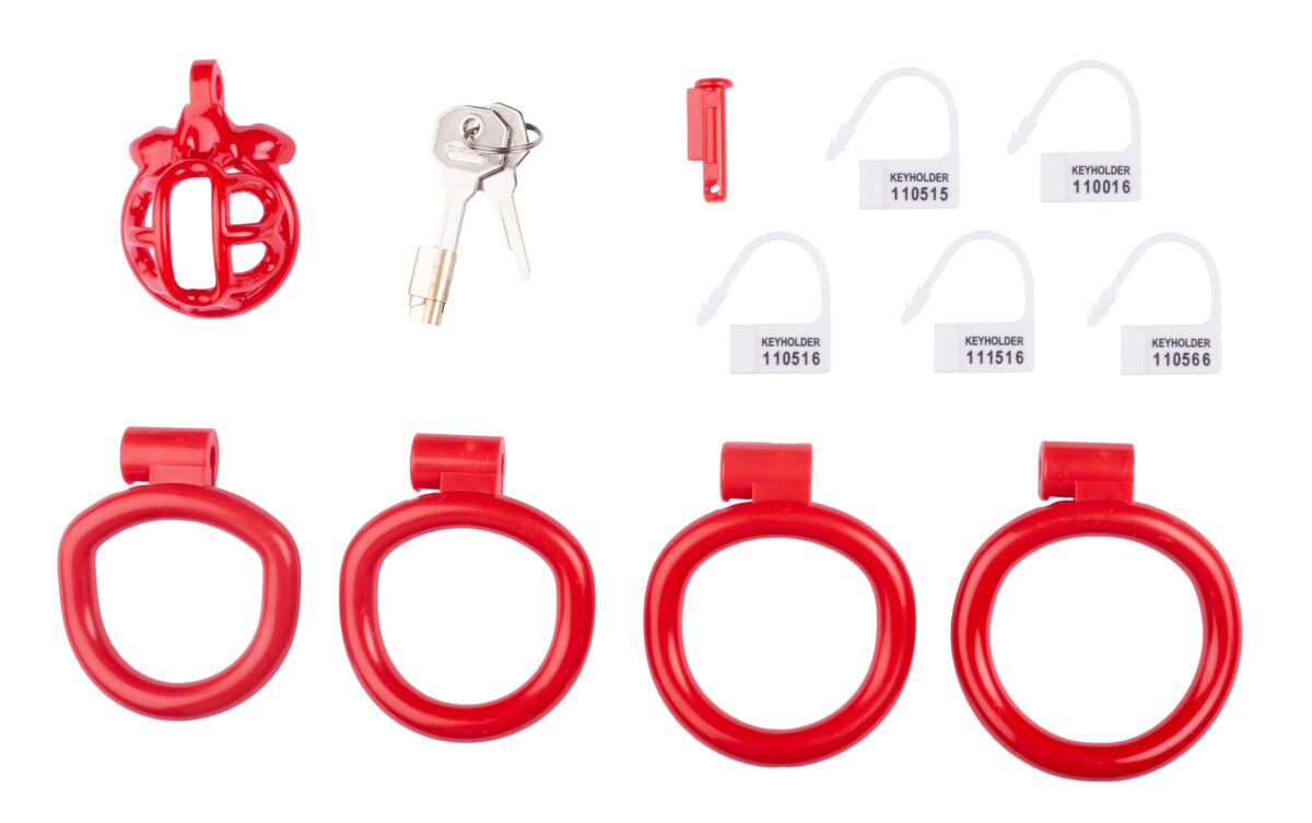 cage de chastete courte lyfy 4 x 33cm rouge 1 scaled