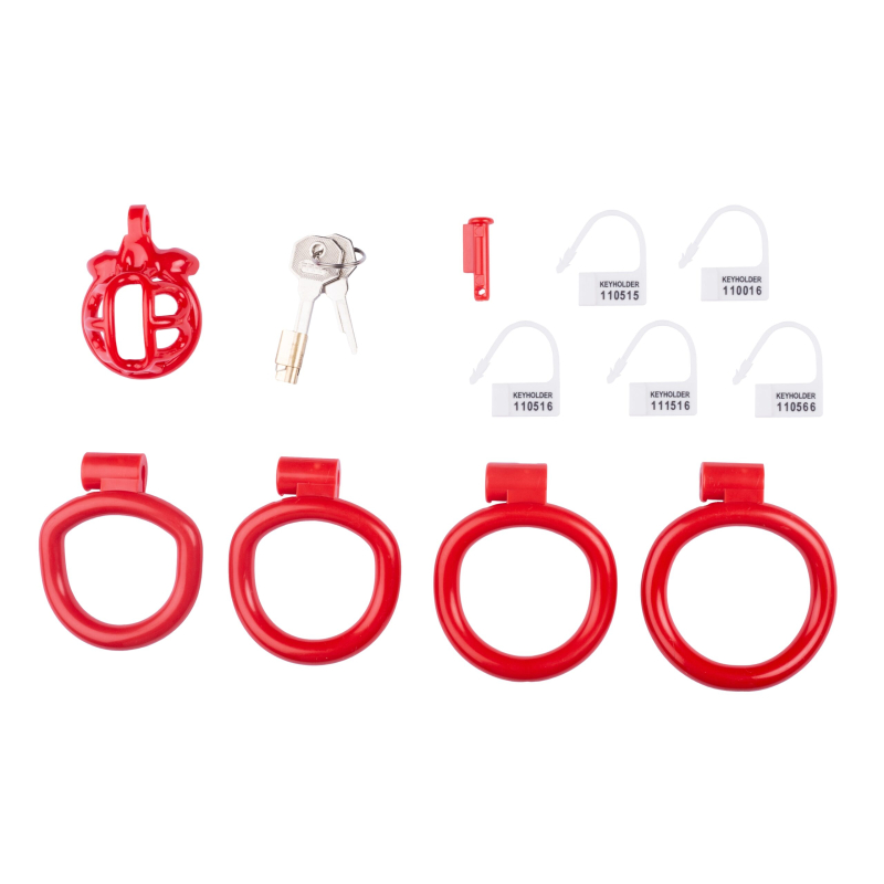 cage de chastete courte lyfy 4 x 33cm rouge 1 scaled