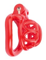 cage de chastete courte lyfy 4 x 33cm rouge