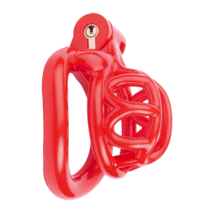 cage de chastete courte lyfy 4 x 33cm rouge