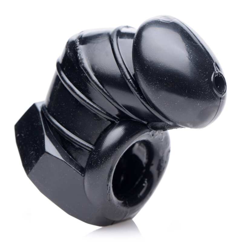 cage de chastete detained 7cm noire scaled