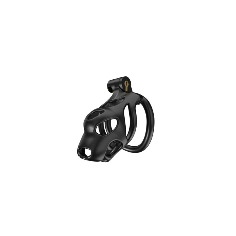 cage de chastete dog m 8 x 37 cm noire 1