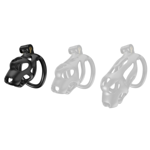 cage de chastete dog s 7 x 37 cm noire