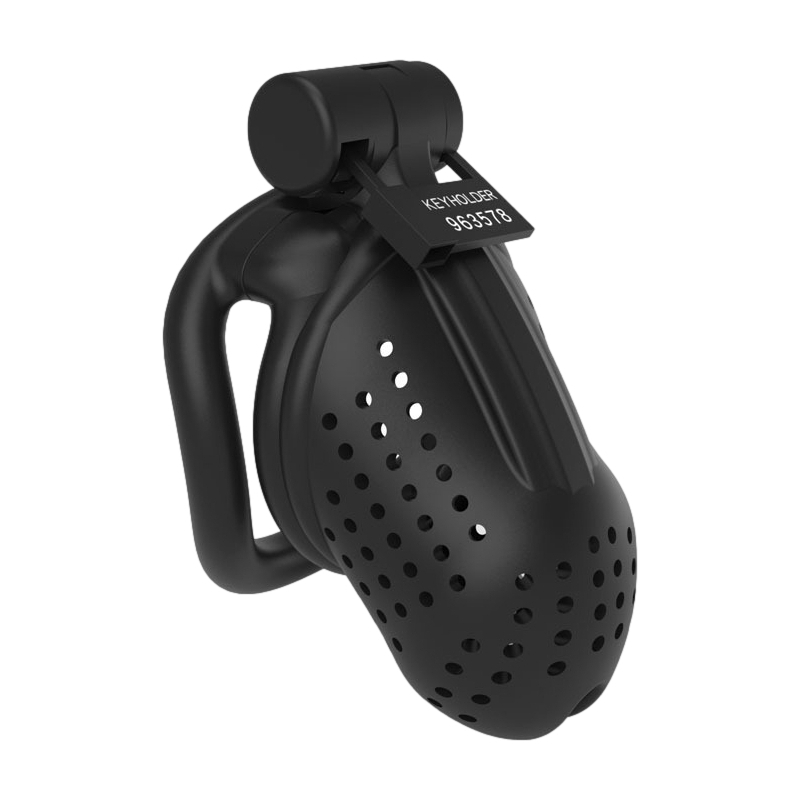 cage de chastete dottia noire 85 x 35cm 2