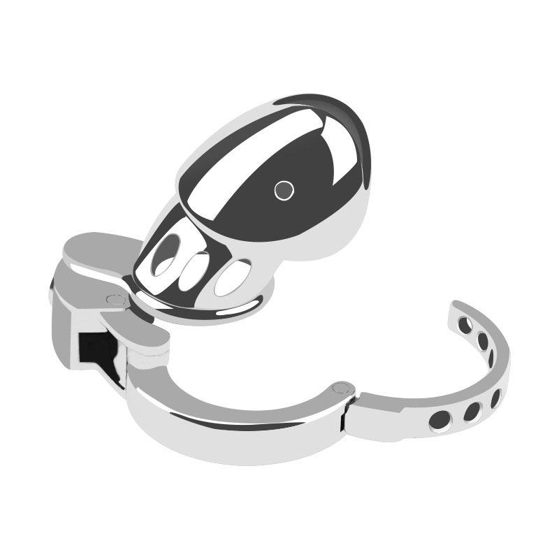 cage de chastete en acier dickcuffs 105 x 35cm 2