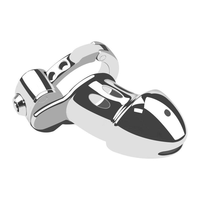 cage de chastete en acier dickcuffs 105 x 35cm 4