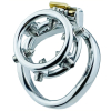 cage de chastete en metal annel pics 35 x 32cm