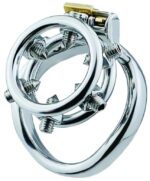 cage de chastete en metal annel pics 35 x 32cm
