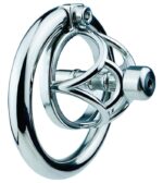 cage de chastete en metal avec plug d uretre hexy 3 x 33cm 2