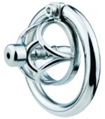 cage de chastete en metal avec plug d uretre hexy 3 x 33cm 5