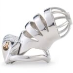 cage de chastete en metal bird up 8 x 33cm