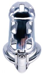 cage de chastete en metal cobra steel 10 x 37cm 3